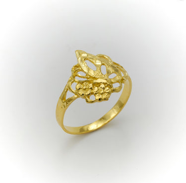 Anillo, Sortija de Niña o Mujer de Oro, Anillo Flores